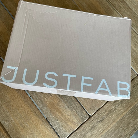 Just Fab Liz Classic Platform Pump Womens Size 7 in Black Caviar - Picture 4 of 4